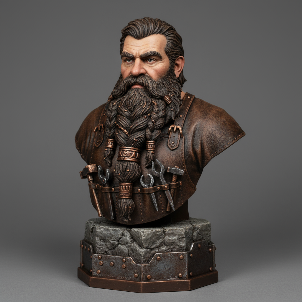 Buste Nain Forgeron